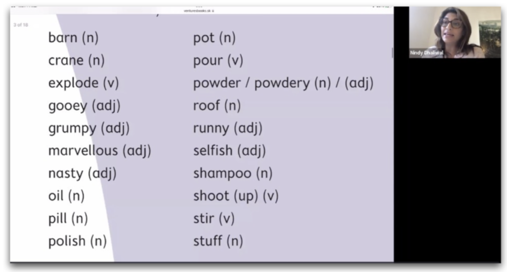 vocabulary list 2